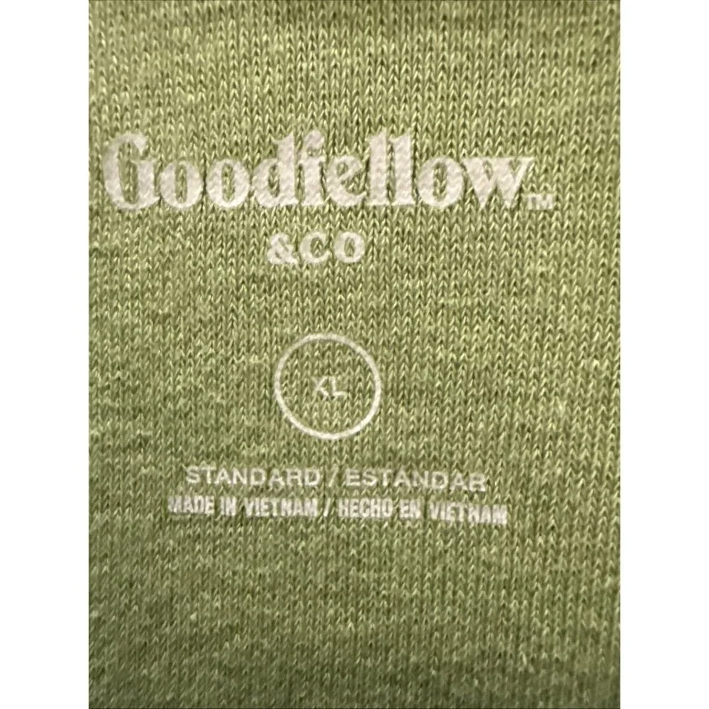 Goodfellow &Co Polo Mens Size XL Short Sleeve Crew Neck T Shirts Green Terryclot - Picture 3 of 10